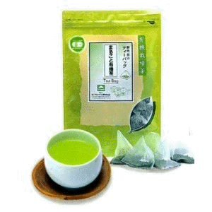 有機栽培緑茶ティーバッグ　まるごと有機茶